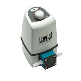 KNF FEM 08KT.18S Diaphragm Metering Pump, PVDF head, 200 to 1300 mL/min flow range, 90 psi