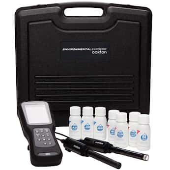Oakton PC360 Waterproof Dual-Channel pH, ORP, Conductivity, TDS, Resistivity, and Salinity Smart Handheld Meter Kit
