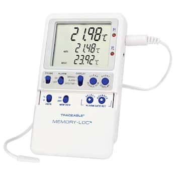 Traceable Memory-Loc™ Datalogging Thermometer with Cal