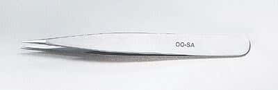 Aven Tools Tweezers, stainless steel, straight, thick, flat, strong tips, 4-3/4