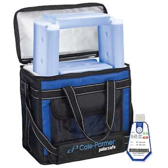 Cole-Parmer PolarSafe® 16L Bag, TraceableOne™ Transport Bundle