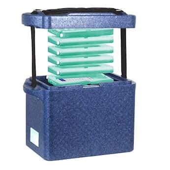 Cole-Parmer PolarSafe® Transport Box 10 L with Two 22°
