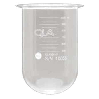 QLA Standard Vessel for Distek, 1000 mL, Clear Glass; Serialized