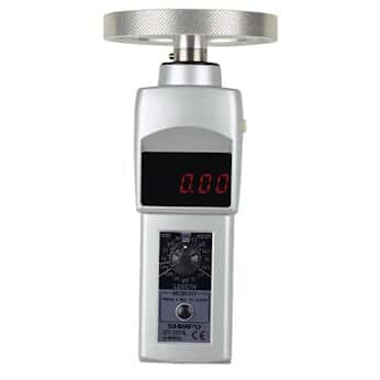 Shimpo DT-107A-12KMW Digital Contact Tachometer, LED Display, 12