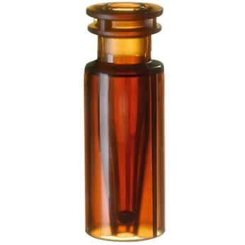 Kinesis Snap Top Vial with Fused Glass Insert, Amber P