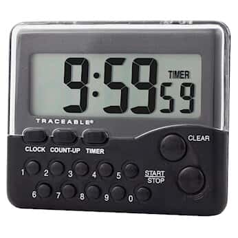 Traceable Jumbo Display Push-Button Digital Clock/Timer