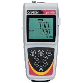 Oakton pH450 Waterproof Portable pH/mV/ISE/Temp Meter 