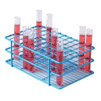 Poxygrid F18751-0160 60 Place Epoxy-Coated Steel Rack for 10-13 mm Test Tubes; 1/Pk