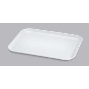 Autoclaveable White Fiberglass Tray, 14 x 18 x 3/4