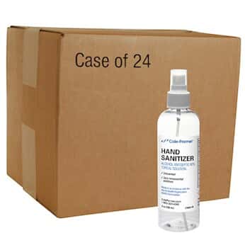 Cole-Parmer Liquid Hand Sanitizer 8 oz Spray, 80% Alco