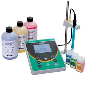 Oakton pH 550 Benchtop pH Meter Kit with Probe, Stand, and pH Buffers