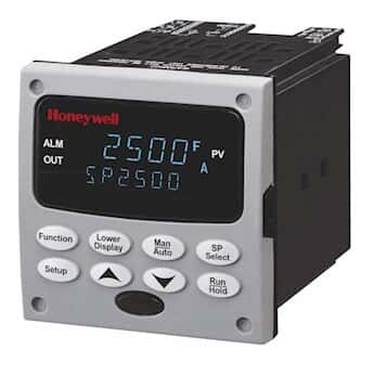 Honeywell DC2500-EB-0A00-200-00000-00-0 Temperature Controller, Unversal Input, 1/4-DIN, Relay Output, Alarm Relay