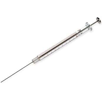 Hamilton 1710 Gastight Syringe, 100 uL, cemented needle, 22s G, 2