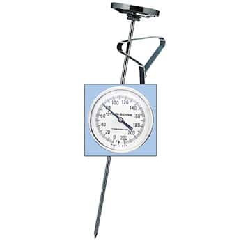 Digi-Sense Stainless Steel Bimetal Pocket Thermometer,  1.75