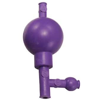Argos Technologies Bulb Pipette Filler, Up to 50 mL, Purple