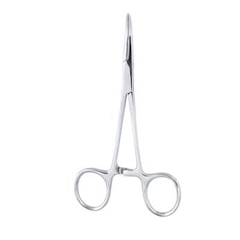 Cole-Parmer Kelly Forceps, Standard Grade, Curved, 5.5