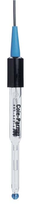 Cole-Parmer Rugged pH Electrode,12x110mm, Glass Body, Single Junction, Refill