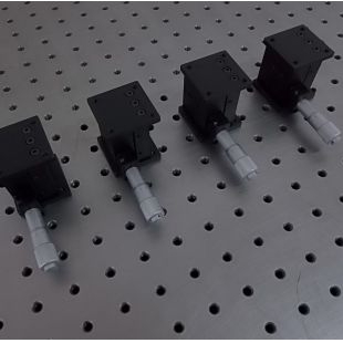 北京联英精机精密型手动升降台光学测量位移台小型微调位移调整滑台光学实验工作平台