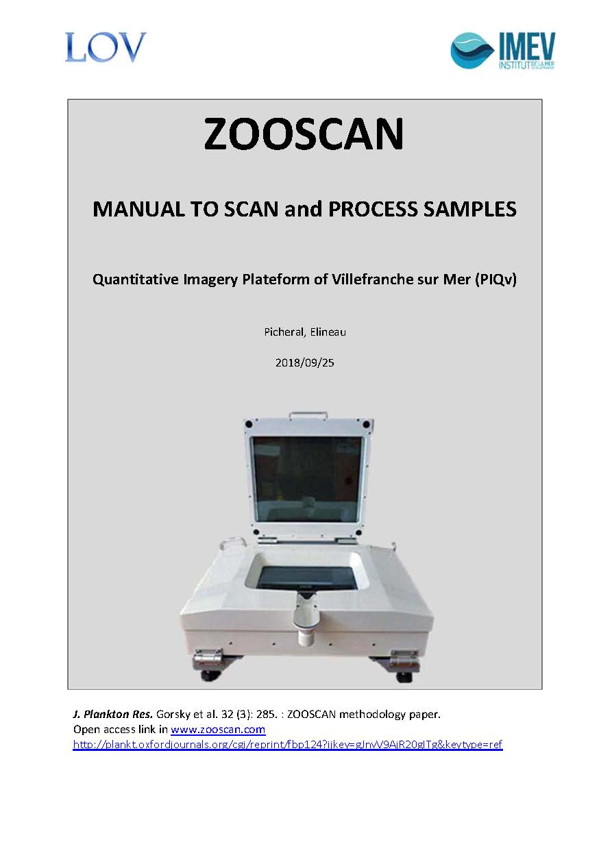 ZooSCAN浮游动物图像扫描分析系统操作手册