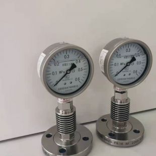 真空压力表 304不锈钢材质 石油管道测量