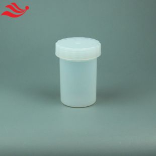 PFA广口清洗罐 透明反应杯500ml 半导体用