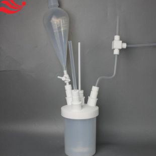 PFA蒸馏冷凝装置 可定制氟化反应烧瓶配套PFA冷凝管