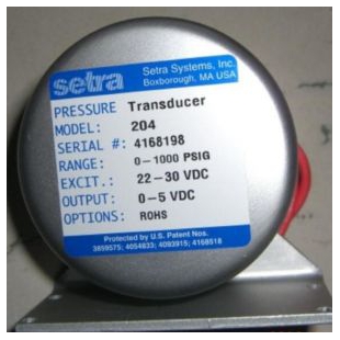 美国Setra西特204D高精度差压传感器/变送器