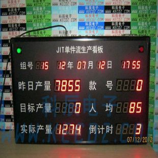 武汉科辰电子生产状态管理看板工业生产管理看板