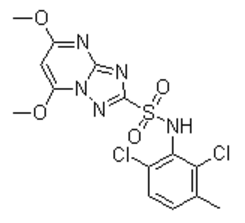 乙腈中磺草胺唑溶液