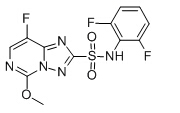 乙腈中双氟磺草胺溶液