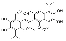 丙酮中棉酚溶液