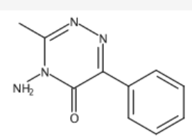 乙腈中苯嗪草酮溶液