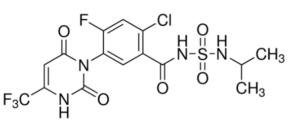 苯嘧磺草胺代谢物M800H11