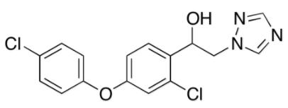 乙腈中苯醚甲环唑醇溶液