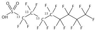 全氟辛烷磺酸13C4溶液