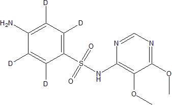 乙腈中磺胺邻二甲氧嘧啶D4溶液