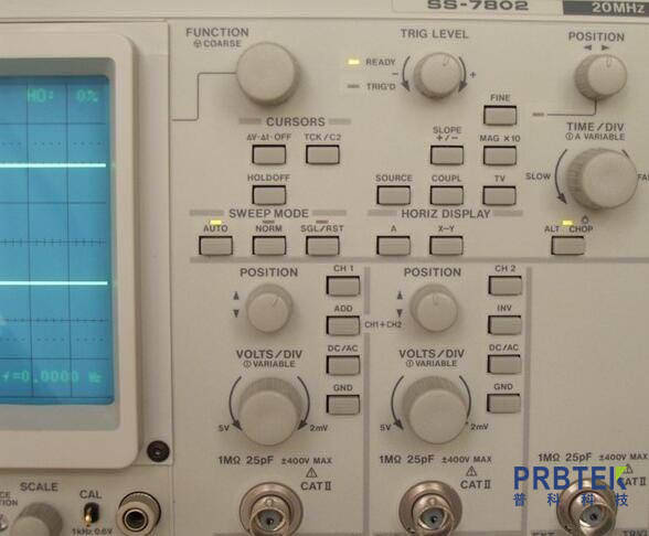 PRBTEK分享示波器探头的使用方法