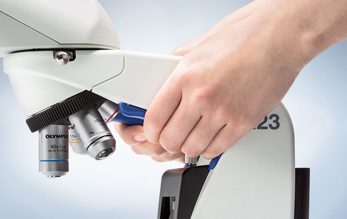 奥林巴斯CX23生物显微镜同类产品中最轻