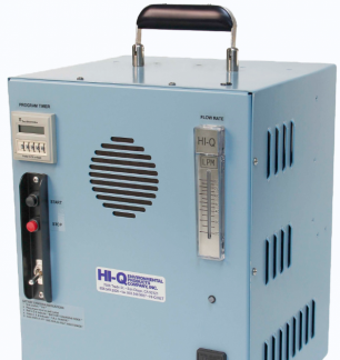 美国HI-Q CF-993B便携式电池或太阳能供电空气取样器