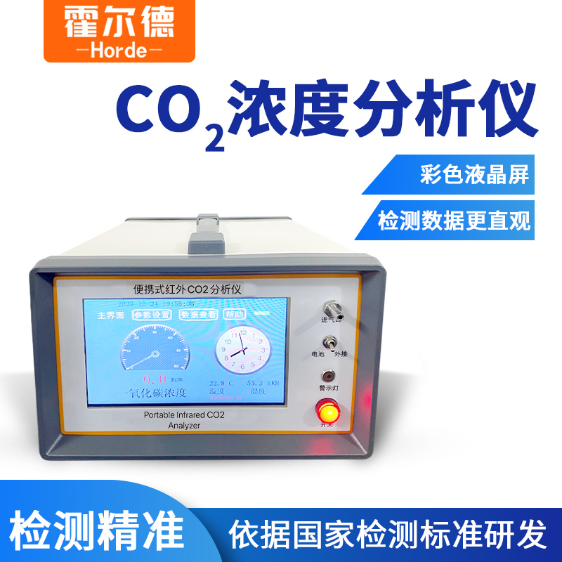 霍尔德便携式CO/CO2气体分析仪 HED-HW100便携式CO/CO2气体分析仪