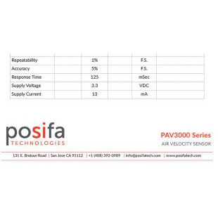 POSIFA博思发15米/秒风速计小型高精度传感器PAV3015D