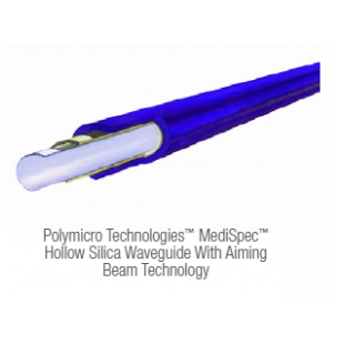 Hollow Silica Waveguide Fiber with Aiming Beam Tec