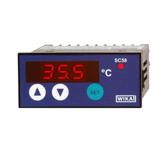 德国WIKA(威卡)SC58带数显仪的温度控制器面板安装式