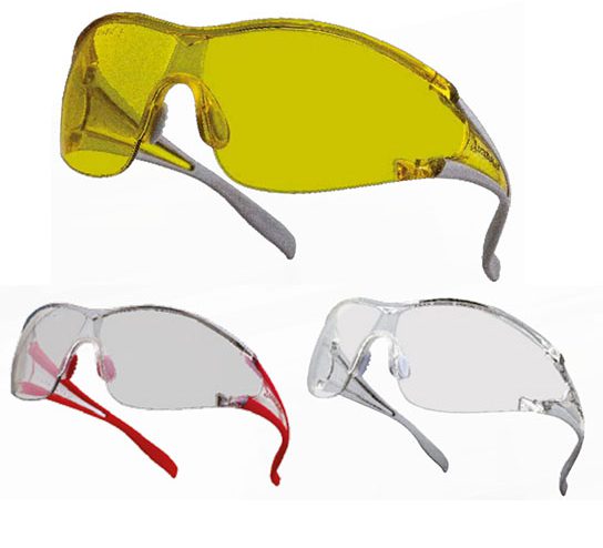 代尔塔 EGON系列时尚全贴面圆弧款防护眼镜