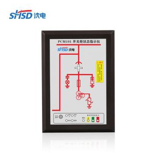 上海沈电开关状态指示仪带RS485通讯温湿度控制PCM101