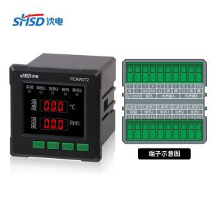 上海沈电数字智能型温度控制器开关柜凝露温湿度控制器PCMWS72