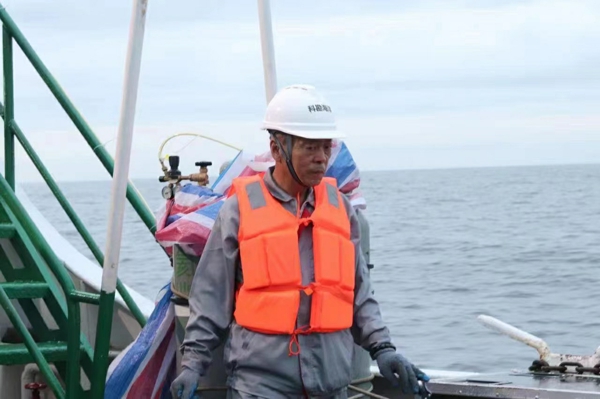 烟台科勘海洋为中科院南海所做潜标投放工作