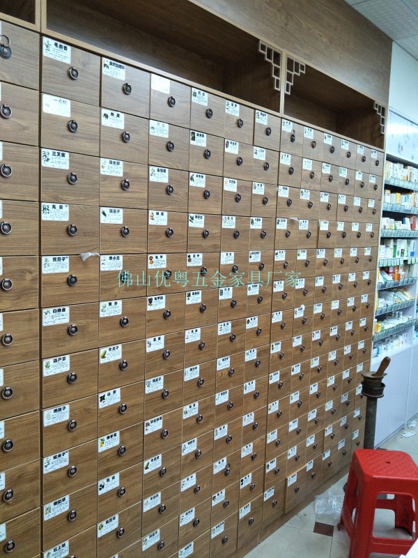 惠州不锈钢对开门药品柜密码不锈钢西药柜定做中医百子柜工厂
