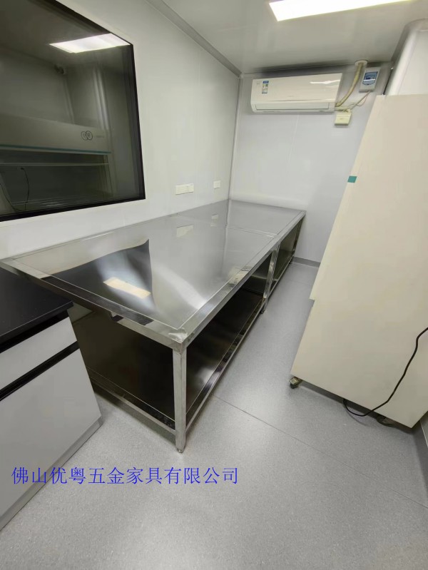 中山市不锈钢实验台不锈钢无尘工作桌定做洁净不锈钢工作台厂家