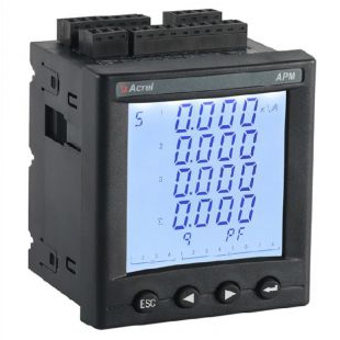 安科瑞APM810/MLOG 0.5S级谐波型多功能表供电质量综合监控